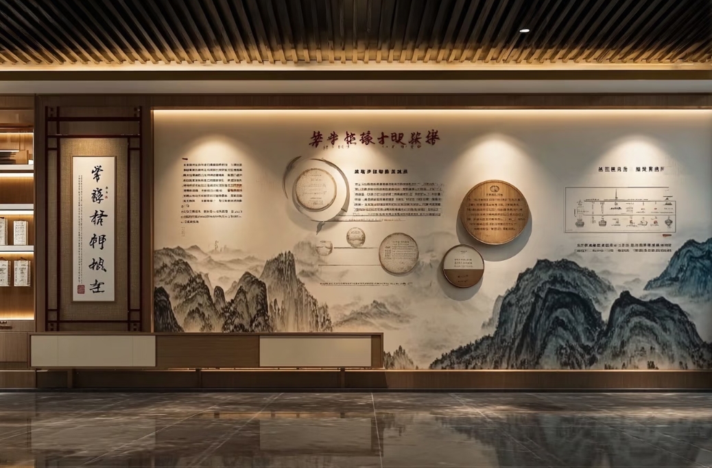 禅意文化墙制作